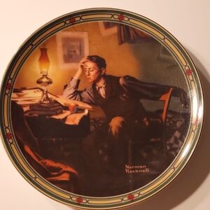 Norman Rockwell Collector's Plate 1987